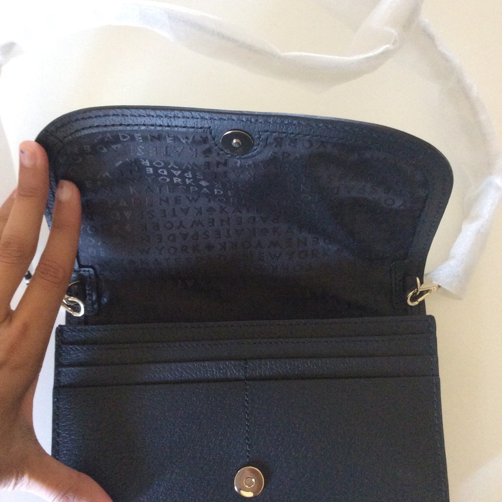 Kate Spade Mikka Grove Street Blck/Cream Crossbody - Picture 5 of 6